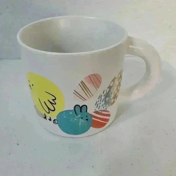 Spring 2019 Starbucks White Ceramic Easter Egg Bunny & Chick Coffee Mug 12oz - Picture 3 of 3